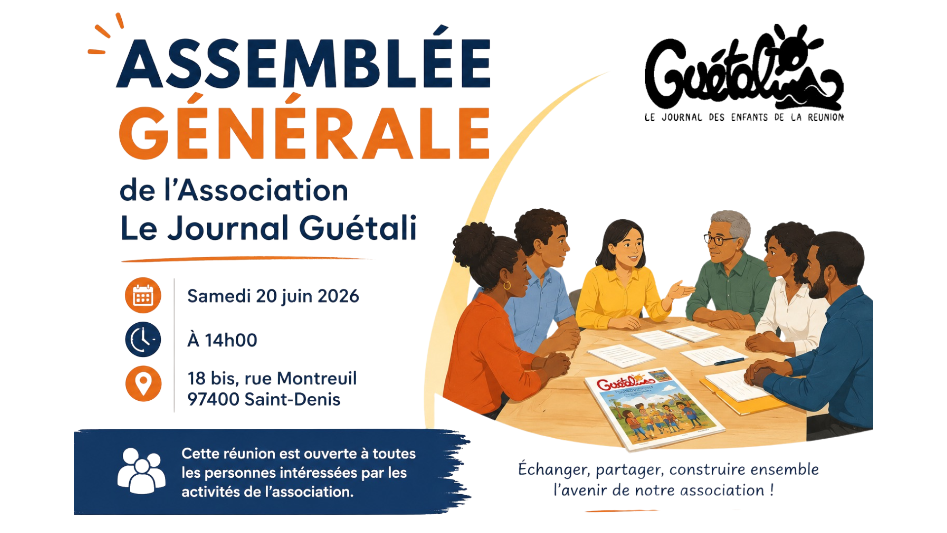 Assemblée Générale de l’Association Le Journal Guétali